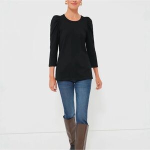 Pomander Place Black Long Sleeve Top